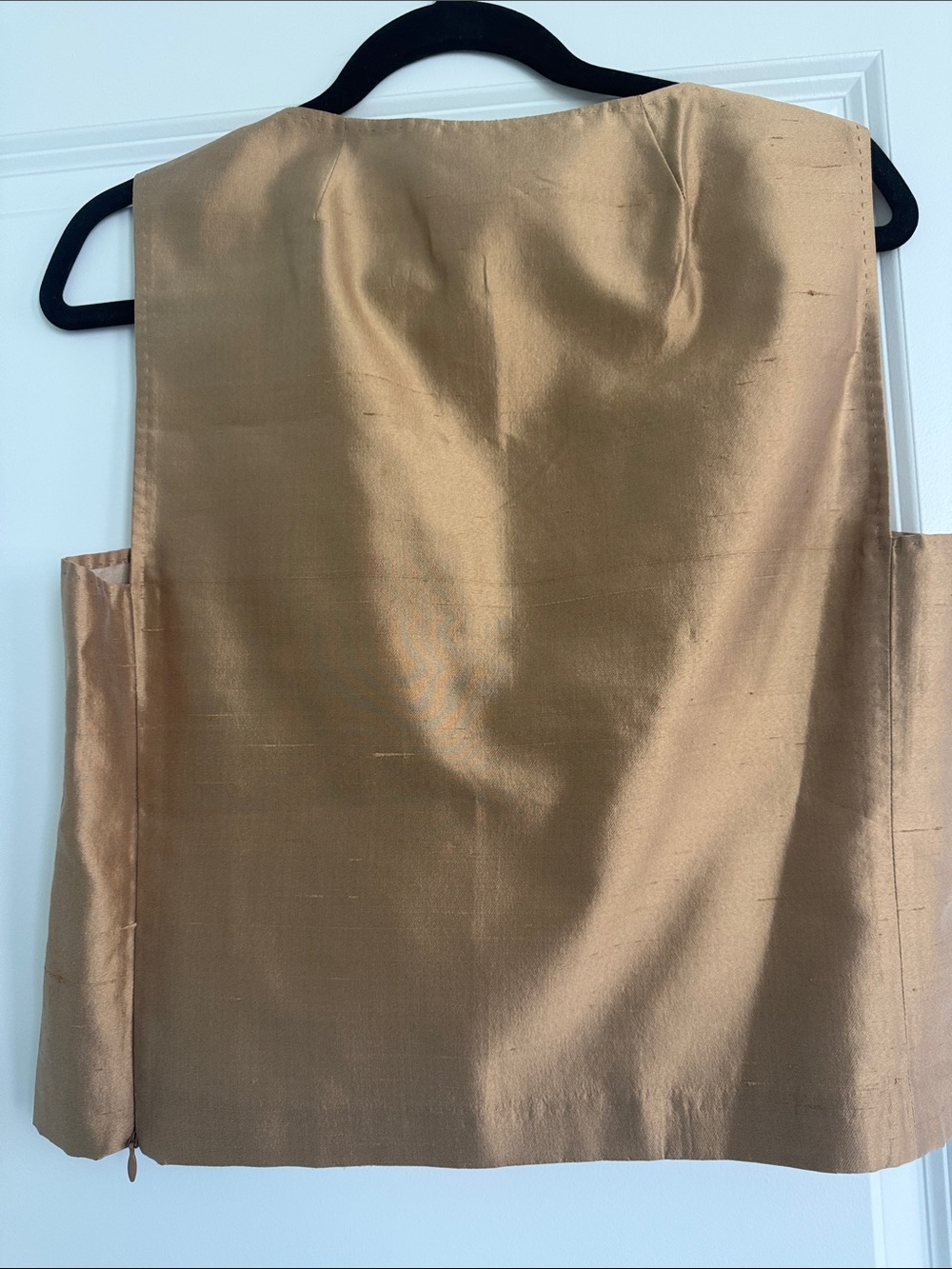Max Mara silk bateau neckline crop Top - Picture 3 of 5
